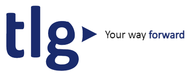 TLG logo with the slogan 'Your way forward'